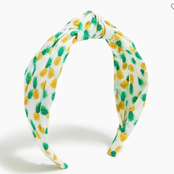 NWT J Crew Printed Knot Headband - Picture 1 of 2